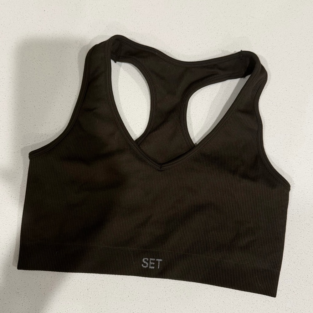 SET Active Brown Sports Bra